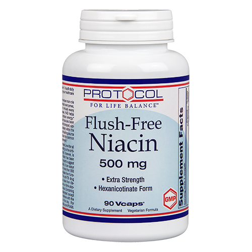 Niacin (Flush-Free), 500 Mg | Protocol 2016