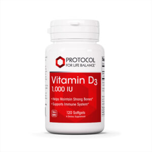 Vitamin D3 1,000 IU (25 mcg)