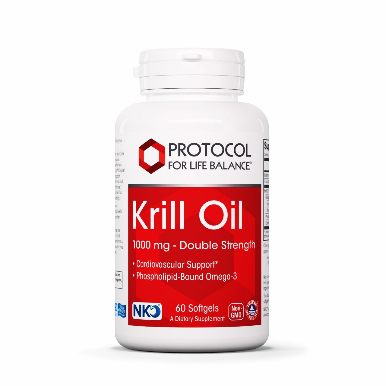 Krill Oil 1,000 mg 1,000 mg - Double Strength - Protocol for Life Balance